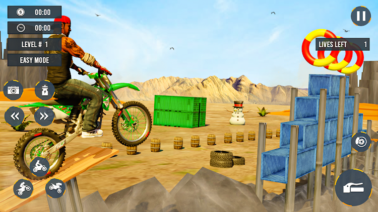 #1. Epic Moto Stunt Challenge (Android) By: Game Dot Studio