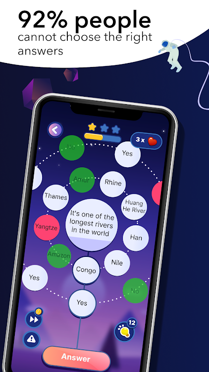 #1. Erudite: Trivia Game & Quiz (Android) By: Mioris LTD