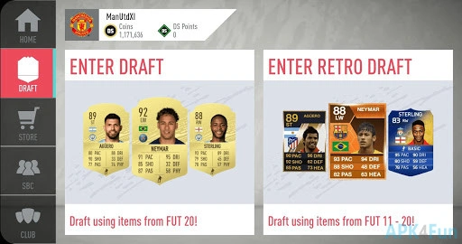 FUT 20 Draft Simulator Screenshot Image