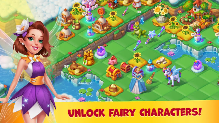 #1. Fairyland: Merge & Magic (Android) By: Slimmerbits LLC