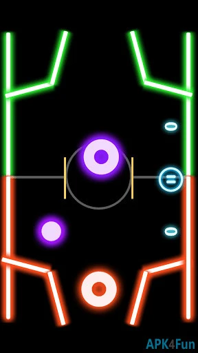 Finger Glow Hockey Screenshot Image