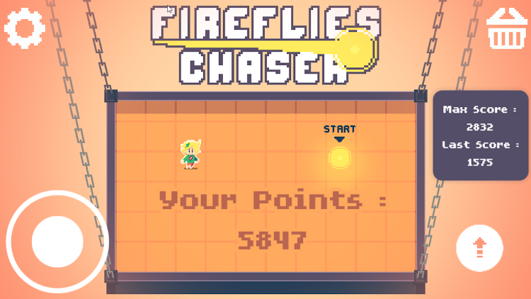 #1. Fireflies Chaser (Android) By: YaAppsX