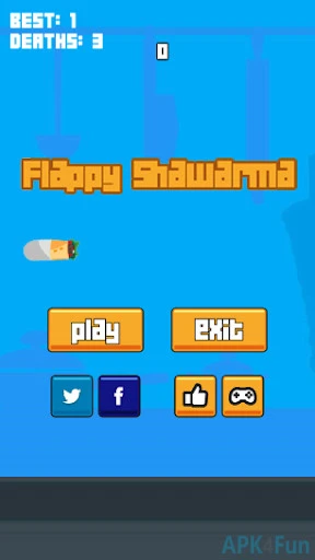 Flappy Shawarma Screenshot Image