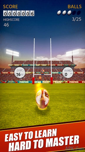 Flick Kick Rugby Kickoff Screenshot Image