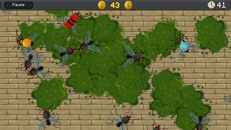 #1. Flymageddon: Insect Invasion (Android) By: Felis Pixelis