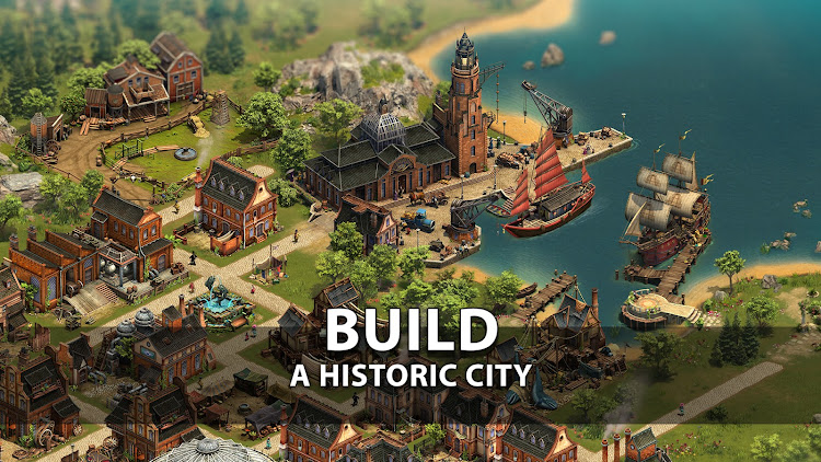 #1. Forge of Empires: Build a City (Android) By: InnoGames GmbH