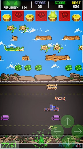 Frogger Retro Screenshot Image