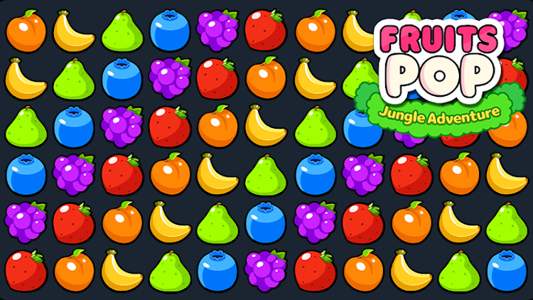 #5. Fruits POP : Match 3 Puzzle (Android) By: SUPERBOX Inc