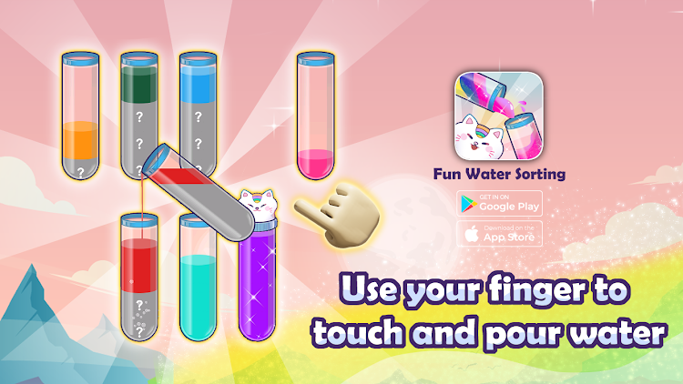 #1. Fun Water Sorting (Android) By: Vnstart LLC