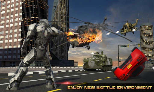 Futuristic Robot Battle Screenshot Image