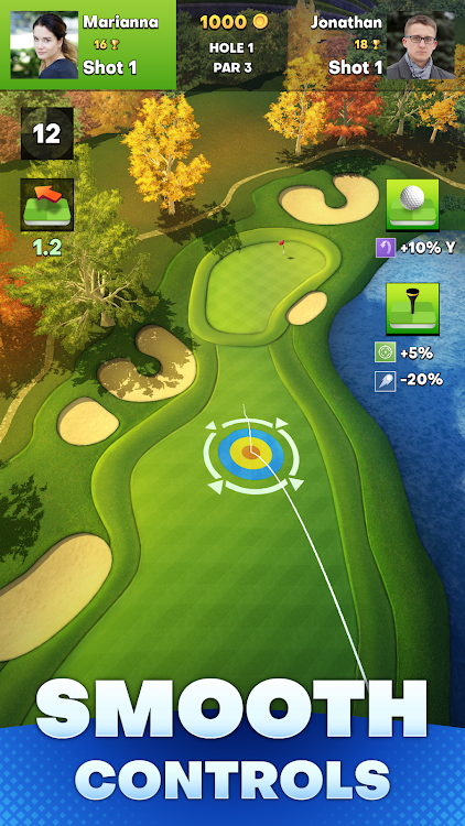 #1. GOLF OPEN CUP - Clash & Battle (Android) By: INLOGIC SPORTS - football tennis golf soccer