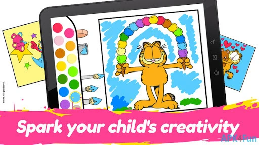 Garfield Coloring Book for Kids Screenshot Image