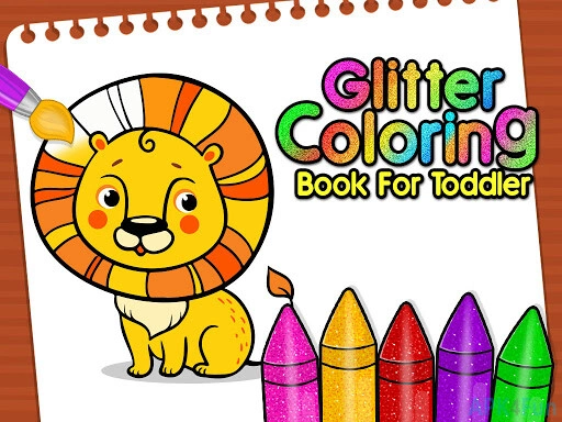 Glitter Coloring Book For Toddler Screenshot Image