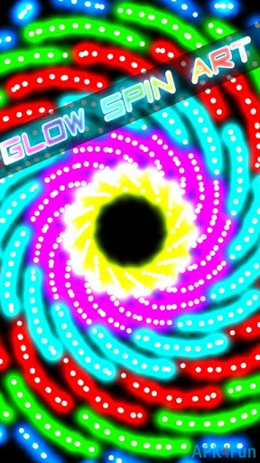 Glow Spin Art Screenshot Image