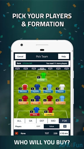 Goal Fantasy Football Screenshot Image