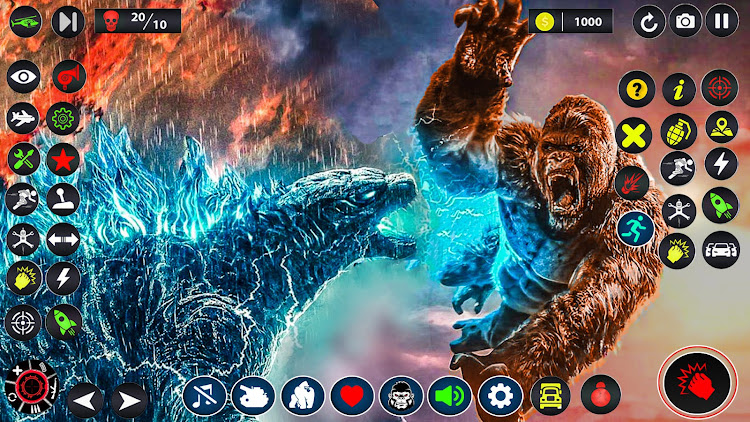 #1. Godzilla Vs King Kong Game (Android) By: Rahim gaming studio