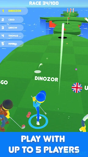 Golf Race Screenshot Image