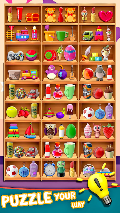 #1. Goods Match Triple Sort Games (Android) By: HighPixel Gamez