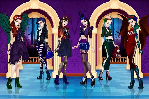 Gothic Dress Up Screenshot Image