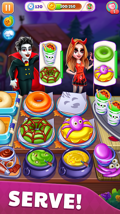 #1. Halloween Cooking & Makeover (Android) By: GameiCreate