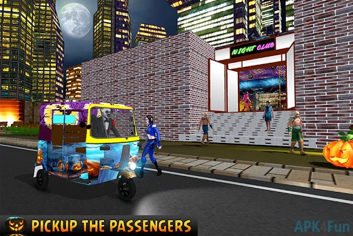 Halloween Party Bike Driver Screenshot Image