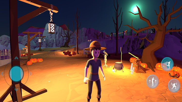 #1. Halloween Town Boy Game 3d (Android) By: Zaraandmama