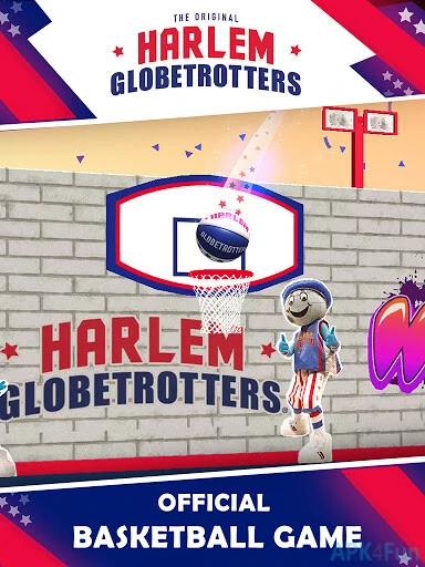 Harlem Globetrotter Basketball Screenshot Image