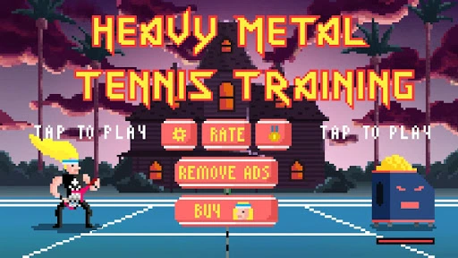 Heavy Metal Tennis Training Screenshot Image