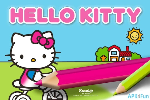 Hello Kitty Coloring Book Screenshot Image