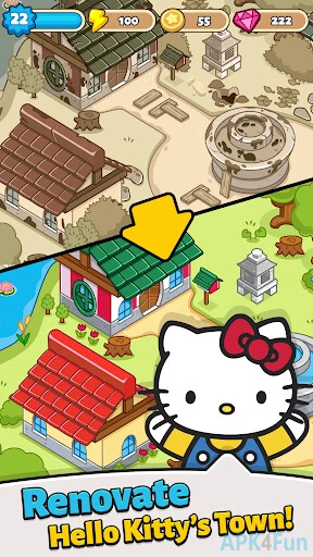 Hello Kitty - Merge Town Screenshot Image