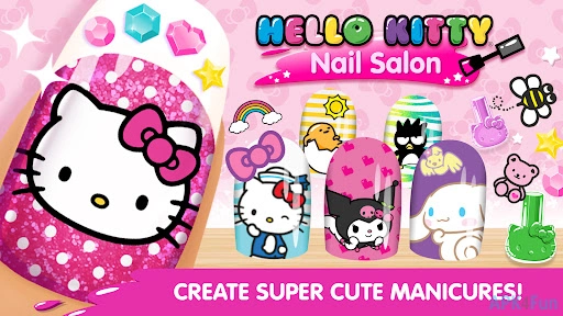 Hello Kitty Nail Salon Screenshot Image