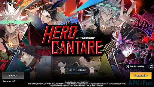 Hero Cantare With Webtoon Screenshot Image