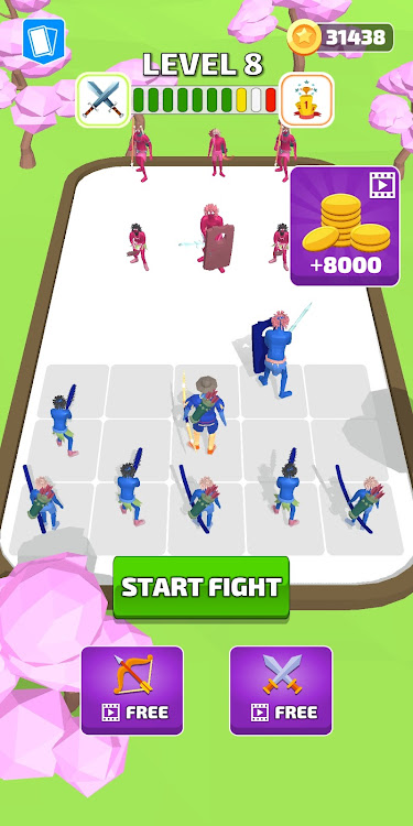 #1. Heros Merge Crowd Fight Master (Android) By: Dadanian Game