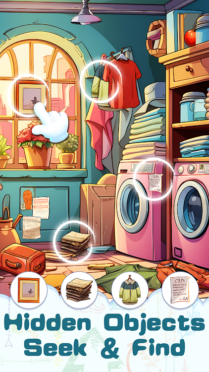 #1. Hidden Objects: Seek & Find (Android) By: Sweetener