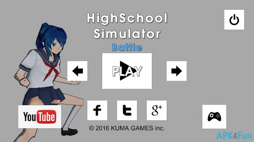 High School Simulator Battle Screenshot Image