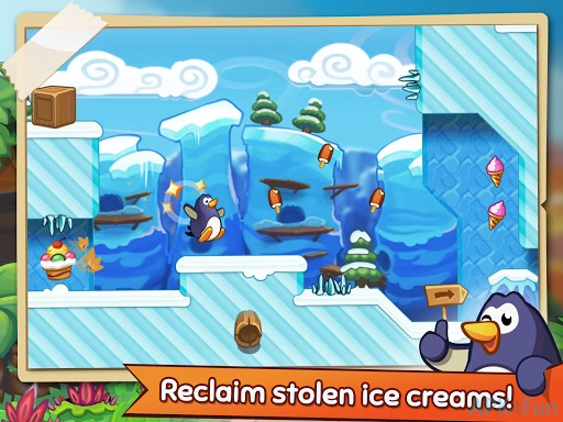 Hopping Penguin Screenshot Image