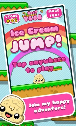 Ice Cream Jump Screenshot Image