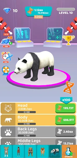 Idle Animal Evolution Screenshot Image