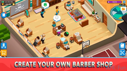 Idle Barber Shop Tycoon Screenshot Image