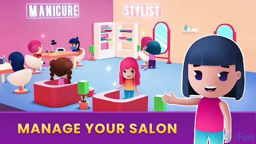 Idle Beauty Salon Tycoon Screenshot Image