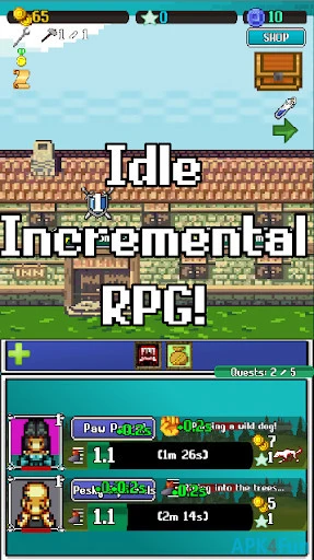 Idle Combat: Pixels Screenshot Image