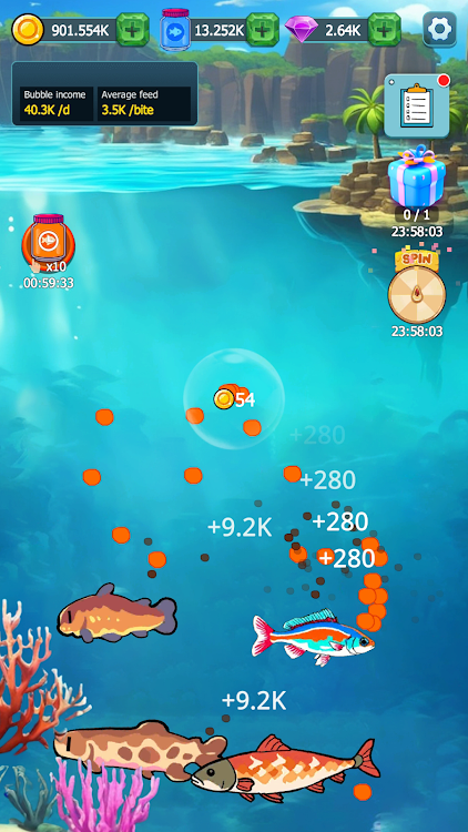 #1. Idle Fish Home (Android) By: ZoneGamersHub