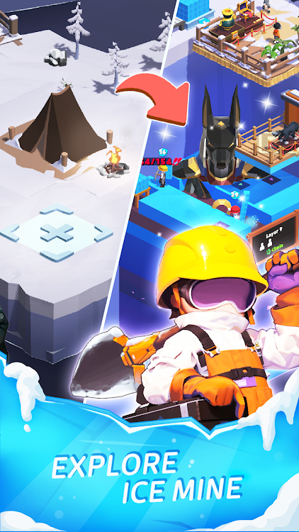 #1. Idle Ice Land (Android) By: Word Generation