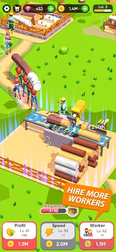 Idle Lumber Mill Screenshot Image