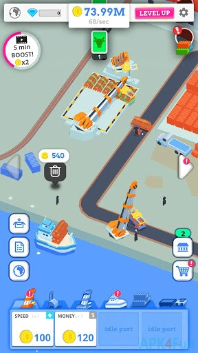 Idle Port Tycoon Screenshot Image