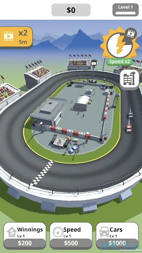 Idle Race Track Screenshot Image