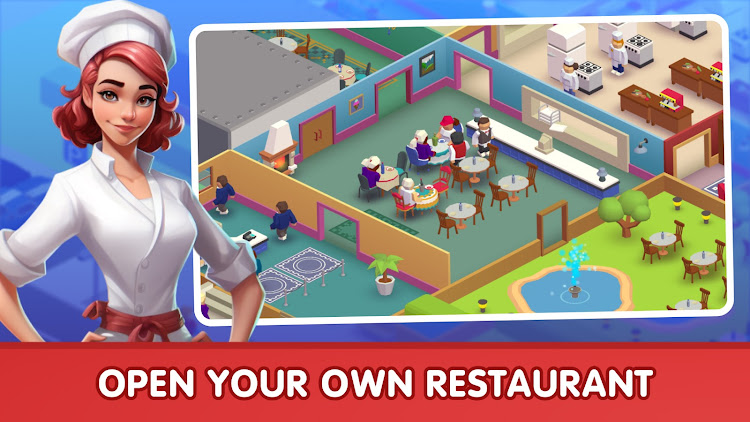 #1. Idle Restaurant Simulator (Android) By: Bytecore Studio