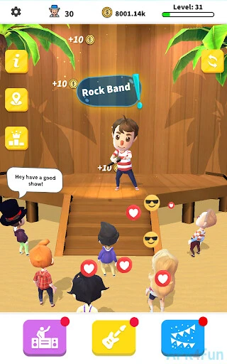 Idle Rock Band Screenshot Image