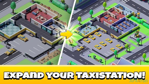 Idle Taxi Tycoon Screenshot Image