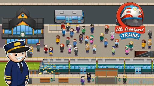 Idle Transport Trains Screenshot Image